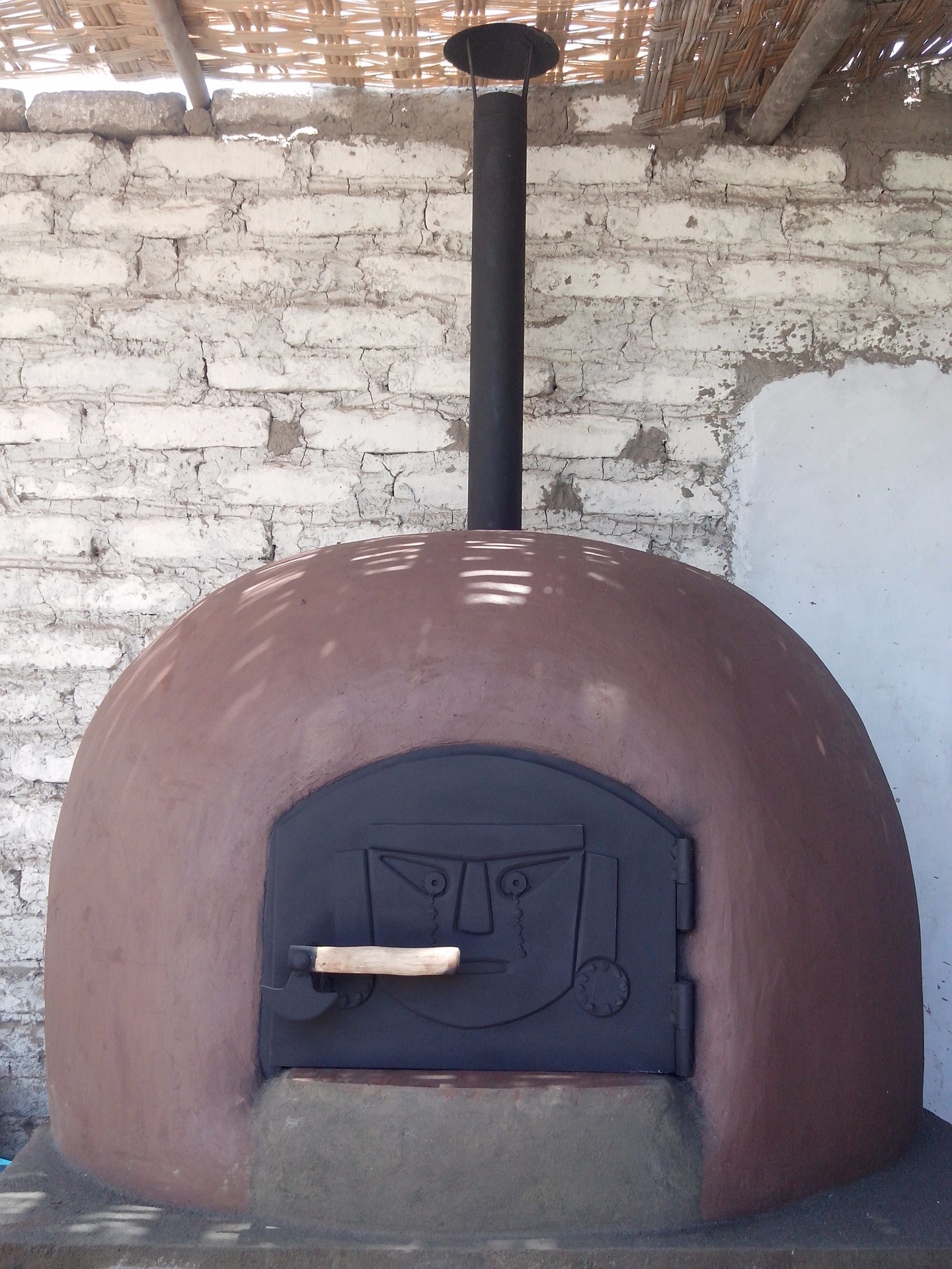 horno de barro modelo rustico