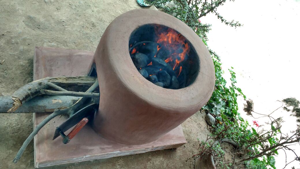 calentamiento de las piedras
