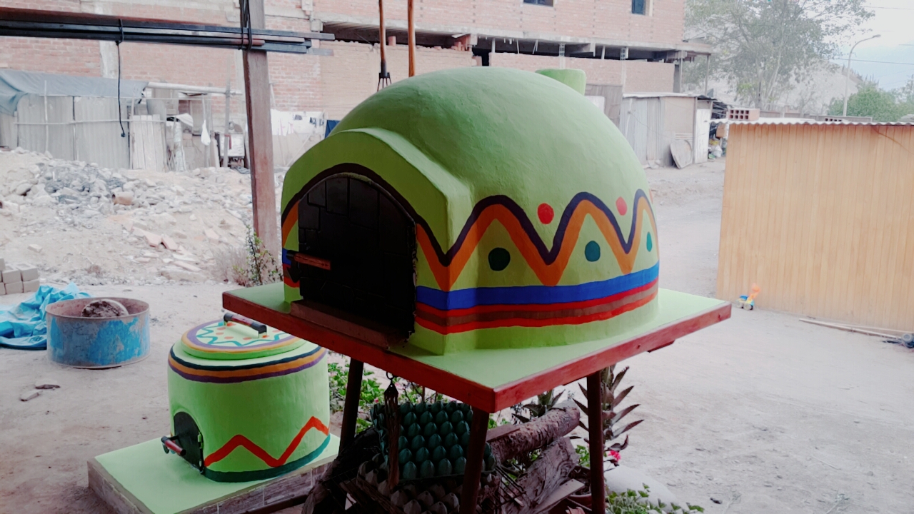 horno pintado